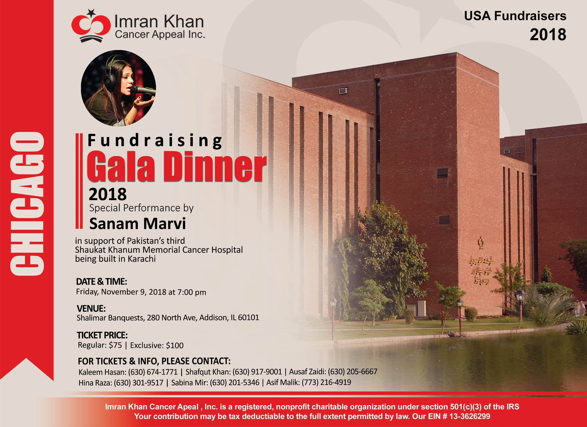 Fundraising Gala Dinner in Chicago, USA