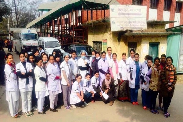 Widespread Protests Of Nurses Affecting The Health Services At Dhangadhi Hospital